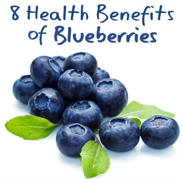 8 Health Benefits of Blueberries